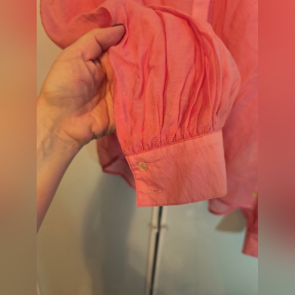 Scotch & Soda Shirt with Voluminous Sleeves Sz XL - Picture 4 of 10